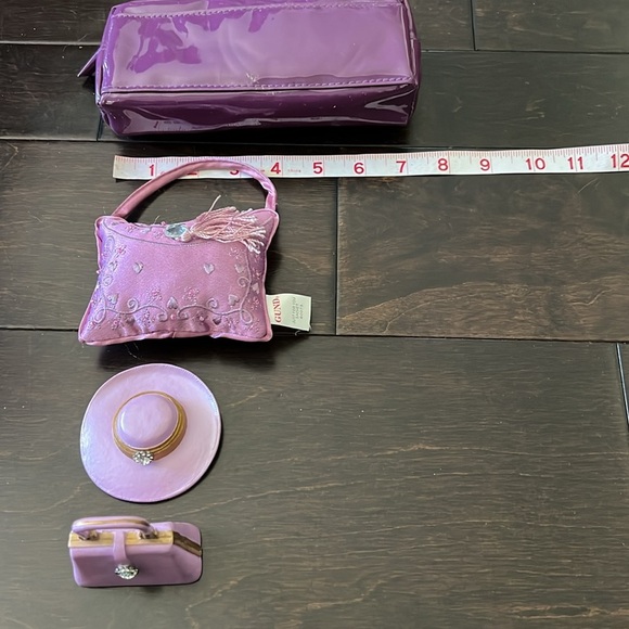 Purple purse bag and decor - Picture 9 of 12